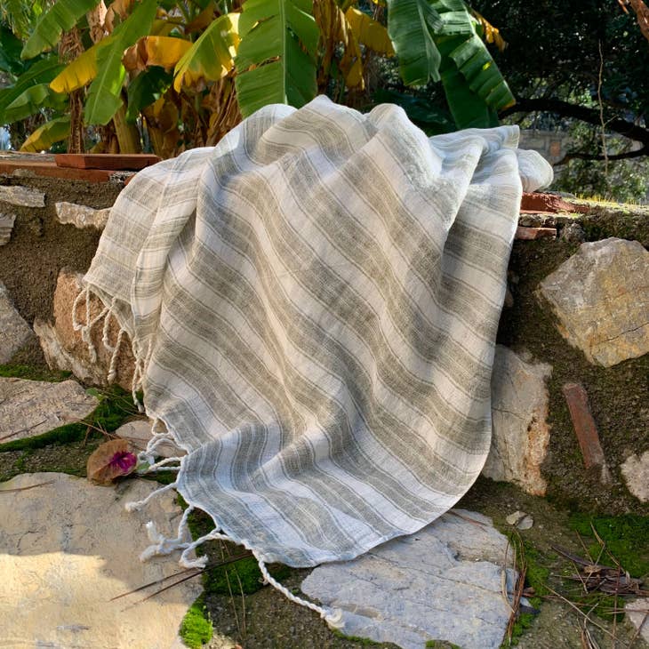 Turkish linen scarves