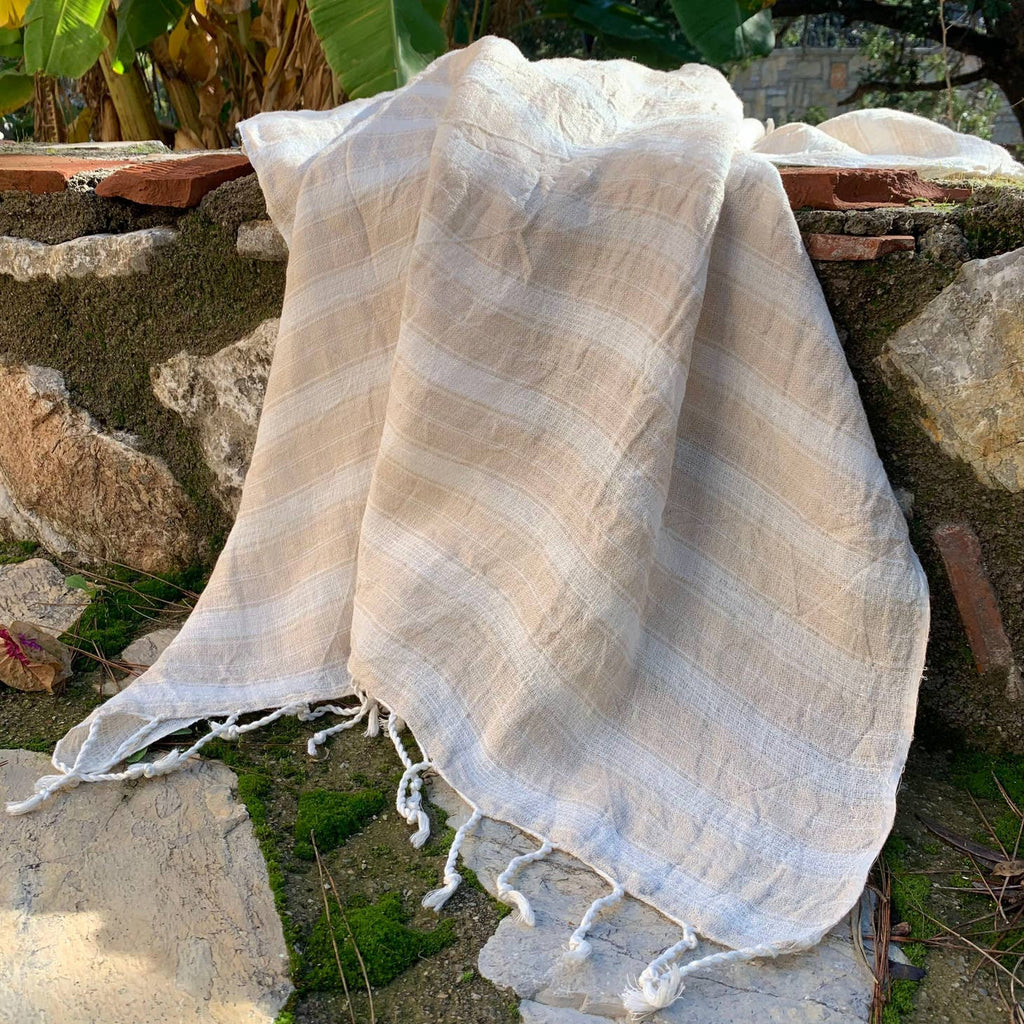 Turkish linen scarves