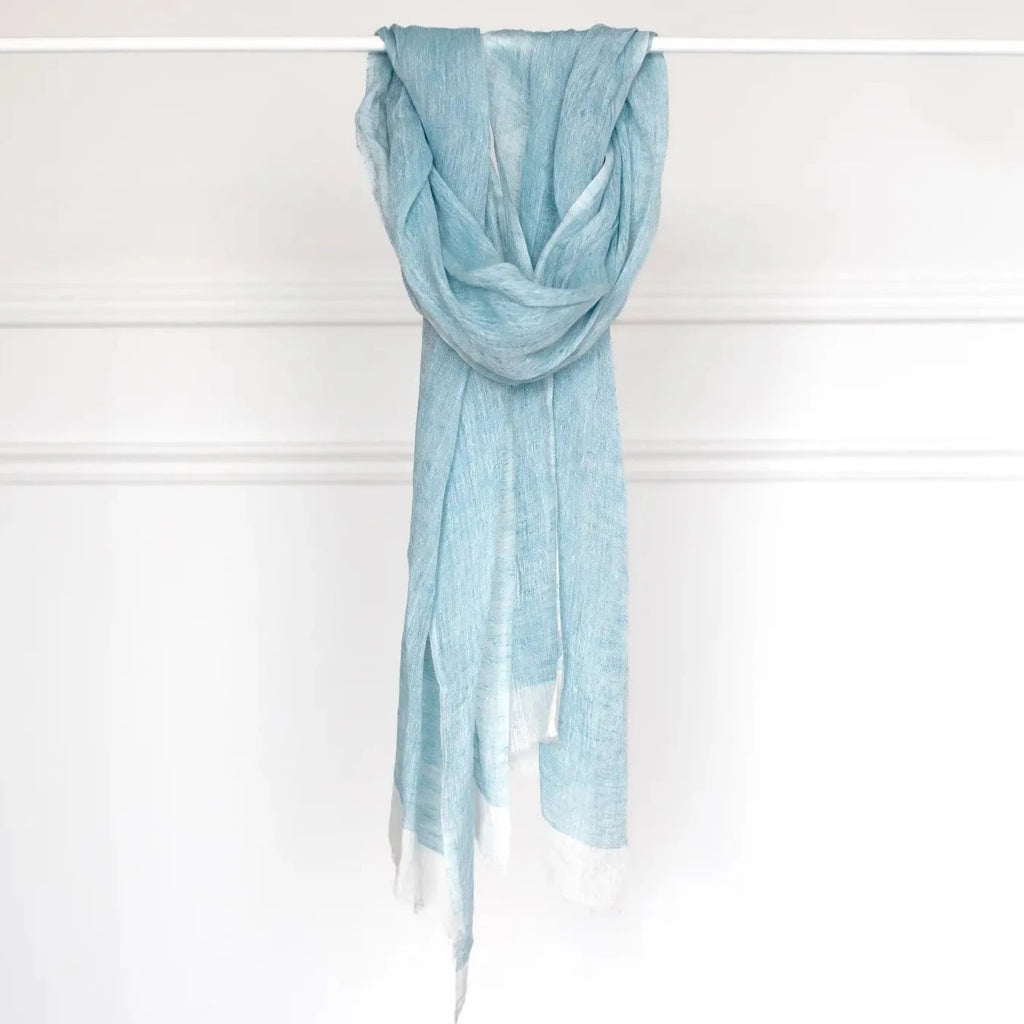 Handwoven Linen Scarves and Shawls